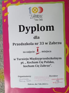 Read more about the article Turniej Wiedzy : “Kocham Cię Polsko, kocham Cię Zabrze